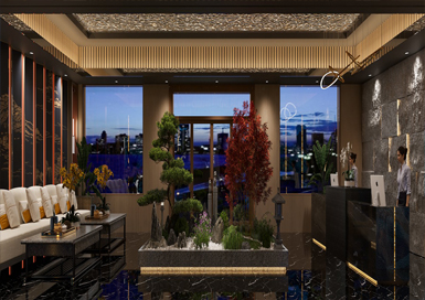 杭州休閑洗浴會所裝修設(shè)計案例效果圖