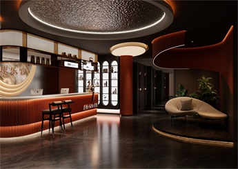 湖州長興康樂宮足浴會所裝修設計案例